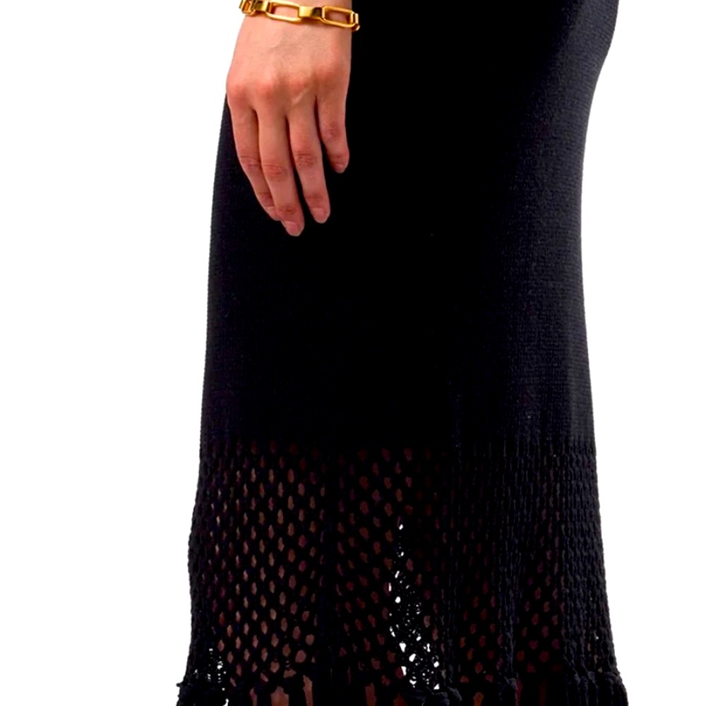 NWT! Beautiful Crochet Skirt Made Ethically from 100% Organic Cotton M